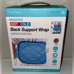 NuvoMed Weighted Hot/Cold Back Support Wrap Spa